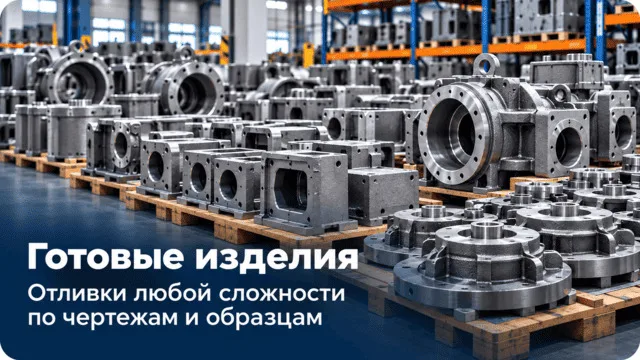 Готовые промышленные отливки завода СибЛит