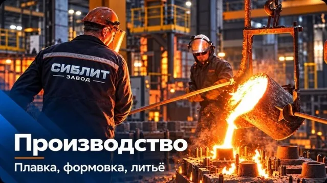 Литейное производство завода СибЛит